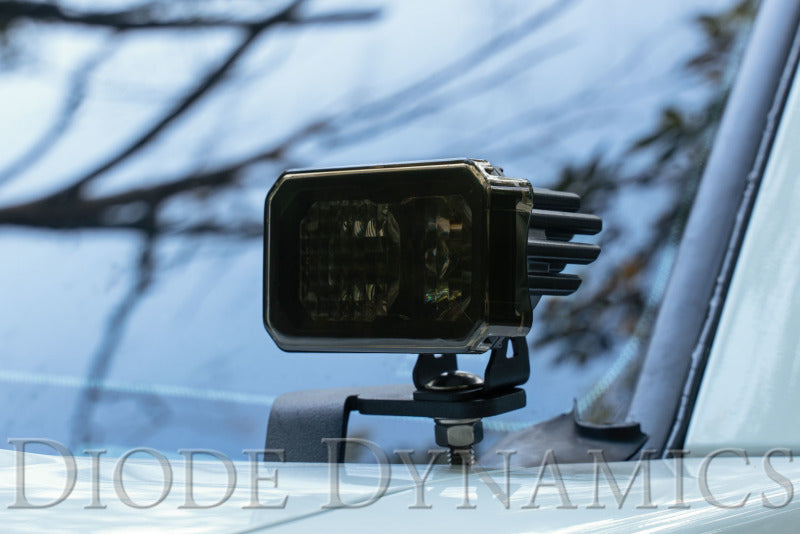 Diode Dynamics Stage Series 2 In LED Pod Cover Smoked Each-thumbmail-3