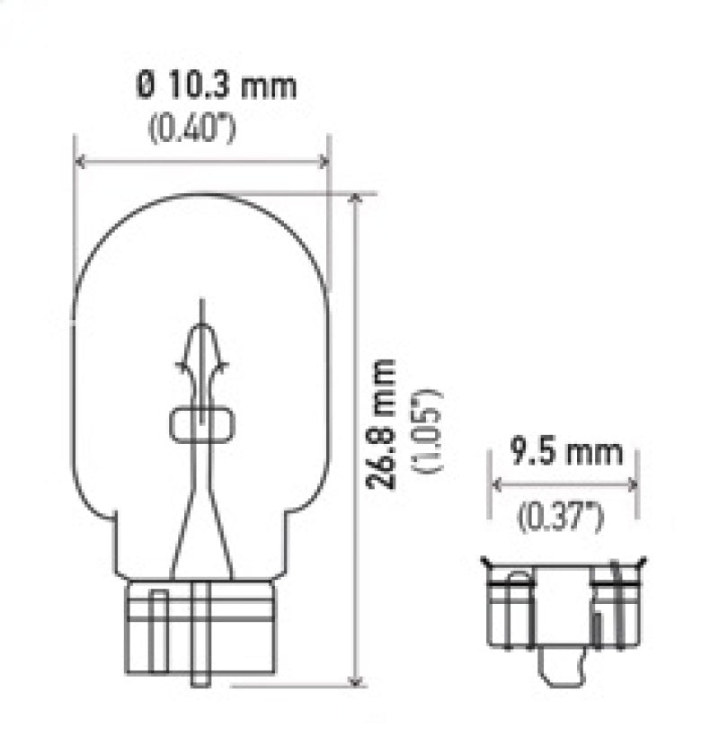 Hella Bulb 194 12V 4W W2.1x9.5d T3.25-thumbmail-6