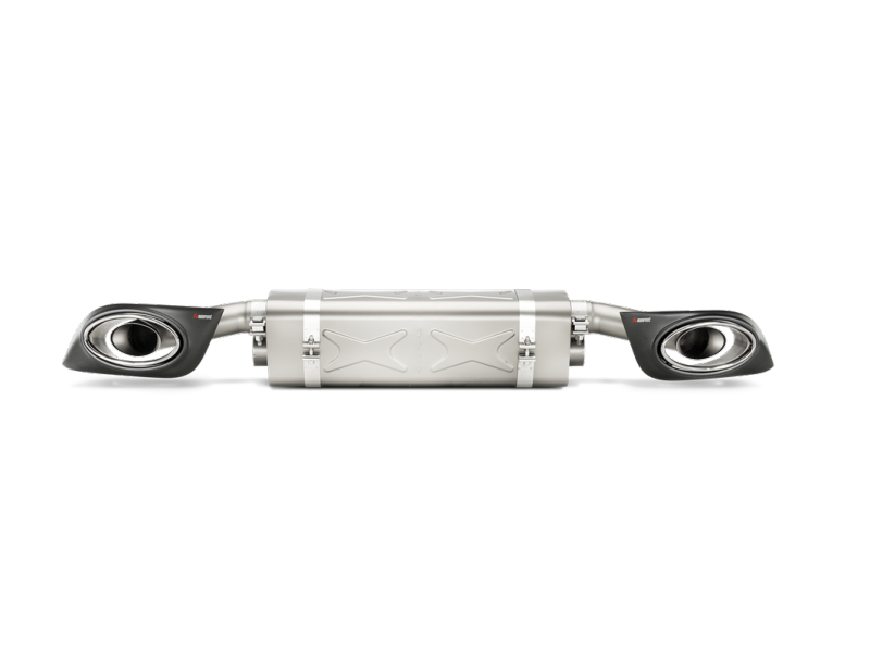 Akrapovic 14-15 Porsche 911 Turbo/Turbo S (991) Slip-On Line (Titanium) w/ Carbon Titanium Tips-thumbmail-1