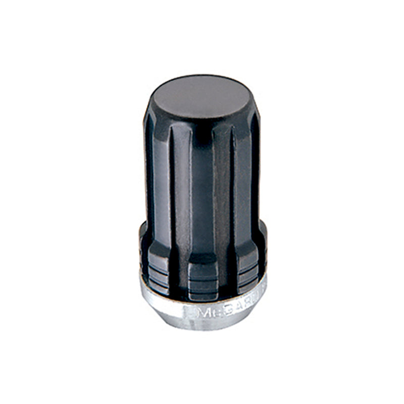 McGard SplineDrive Lug Nut (Cone Seat) 1/2-20 / 1.60in. Length (4-Pack) - Black (Req. Tool)-thumbmail-2