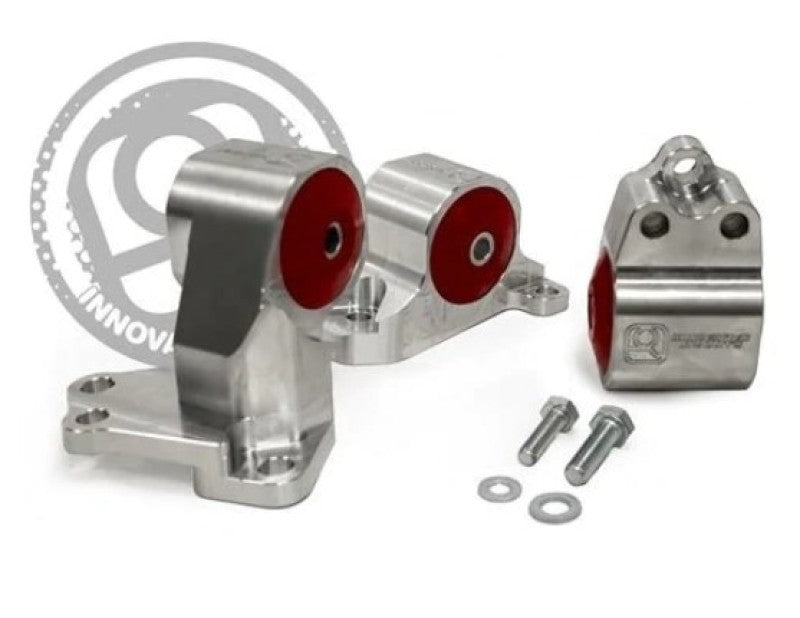 Innovative 94-01 Acura Integra Billet Conversion Silver Aluminum Mount Kit (B/D Series) 85A Bushings-thumbmail-1