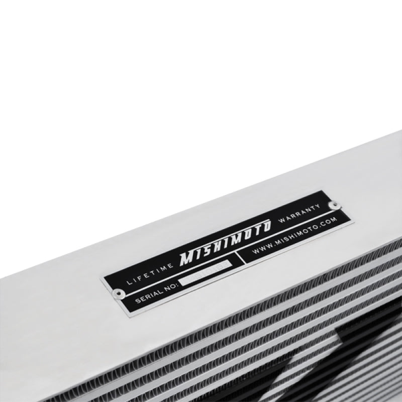 Mishimoto Universal Silver R Line Intercooler Overall Size: 31x12x4 Core Size: 24x12x4 Inlet / Outle-thumbmail-6