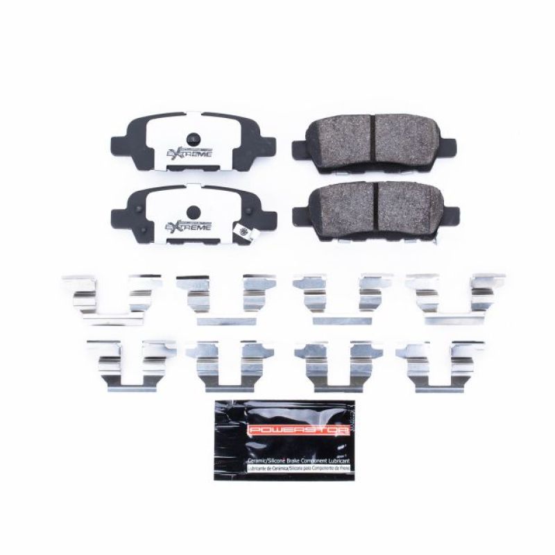 Power Stop 2013 Infiniti EX37 Rear Z26 Extreme Street Brake Pads w/Hardware-thumbmail-2
