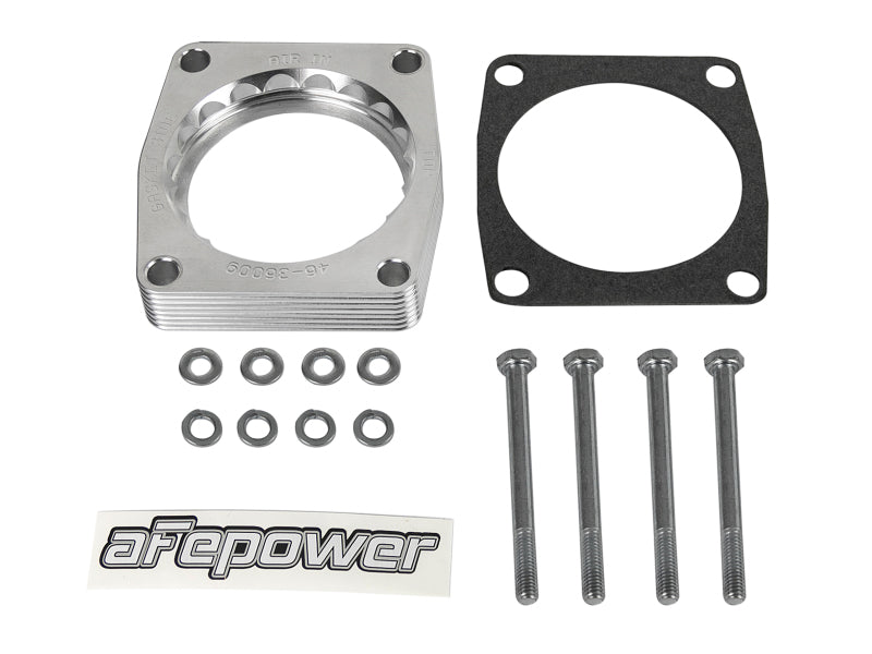 aFe Silver Bullet Throttle Body Spacer TBS 17-19 Nissan Patrol (Y61) I6-4.8L-thumbmail-4