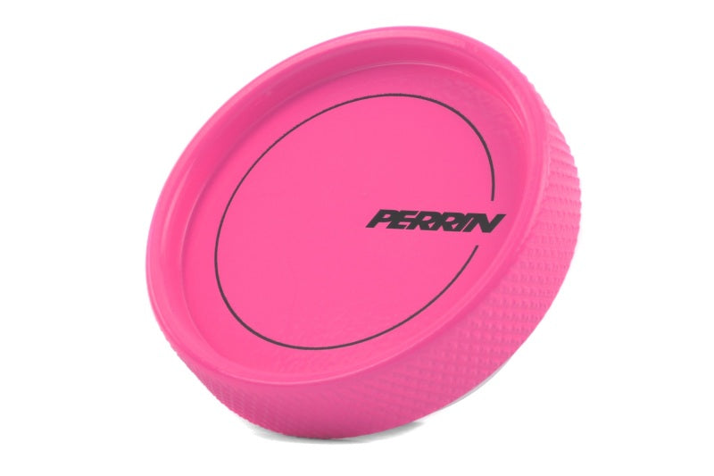 Perrin 02-21 Subaru WRX / 2022 BRZ & GR86 / 04-21 STI / 00-18 Forester XT Oil Fill Cap - Hyper Pink-thumbmail-2