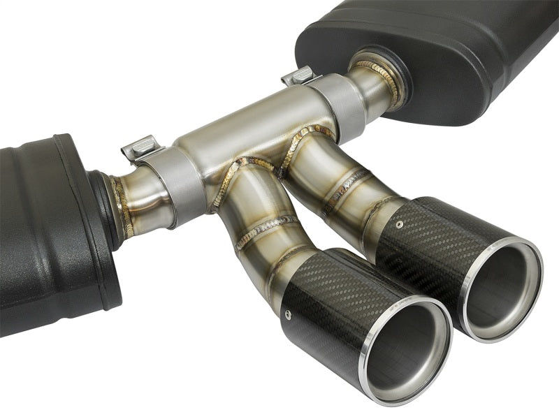 aFe MACHForce-Xp 2in 304 SS Cat-Back Exhaust w/Carbon Fiber Tips 13-16 Porsche Boxster 2.7L/3.4L-thumbmail-4