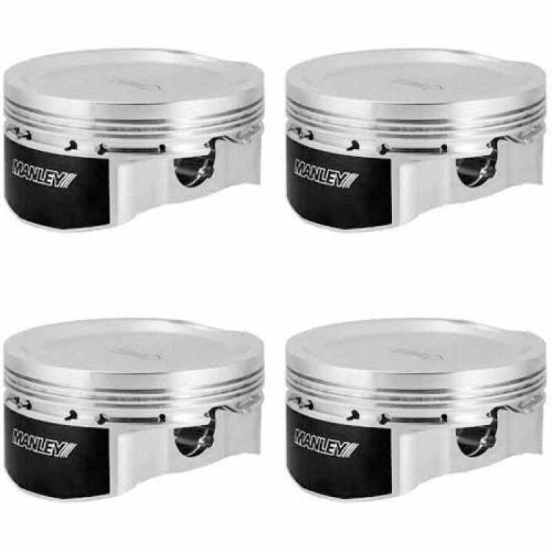Manley 03-06 Mit Evo 8/9 (7 Bolt 4G63T) 86mm +1mm Over Bore 8.5:1 Dish Extreme Duty Pistons w/ Rings-thumbmail-1