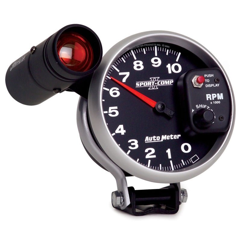 Autometer Sport-Comp II 5 inch 0-10000 RPM Pedestal Mount Tachometer Shift-Lite-thumbmail-2