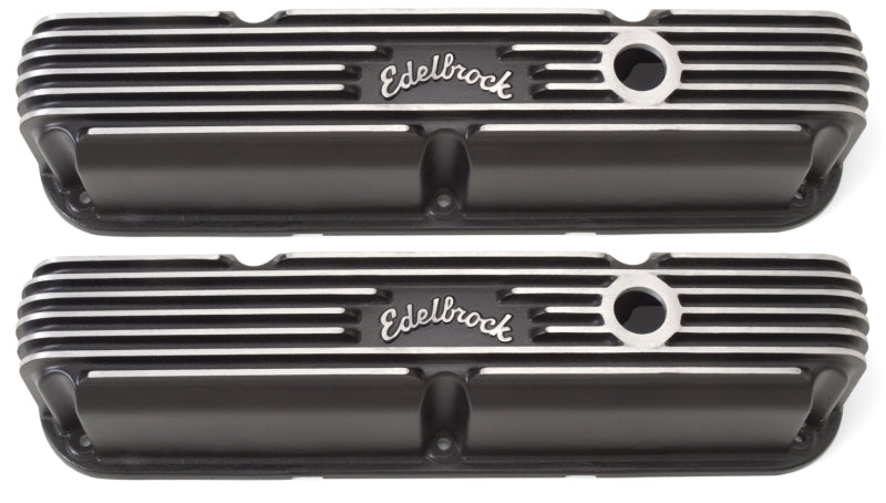 Edelbrock Valve Cover Classic Series Chrysler La 318-340-360 CI V8 Black-thumbmail-2