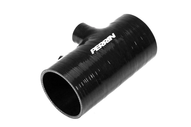 Perrin 2022+ Subaru WRX Black 3in Turbo Inlet Hose w/ Nozzle (Short)-thumbmail-3