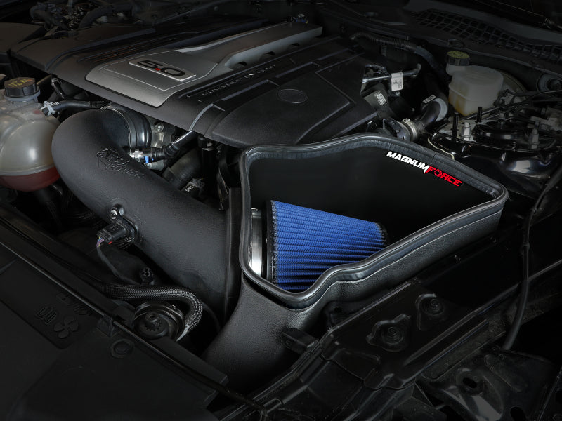 AFe Magnum FORCE Stage-2 Cold Air Intake System w/Pro Dry S Media 18-19 Ford Mustang-thumbmail-2