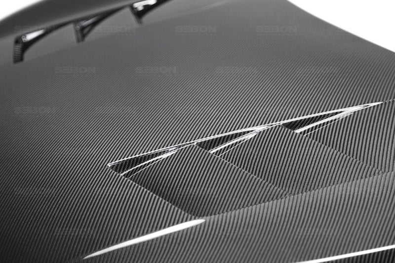 Seibon 2016-2018 Honda Civic Coupe/Sedan/Hatchback TS-Style Carbon Fiber Hood-thumbmail-2