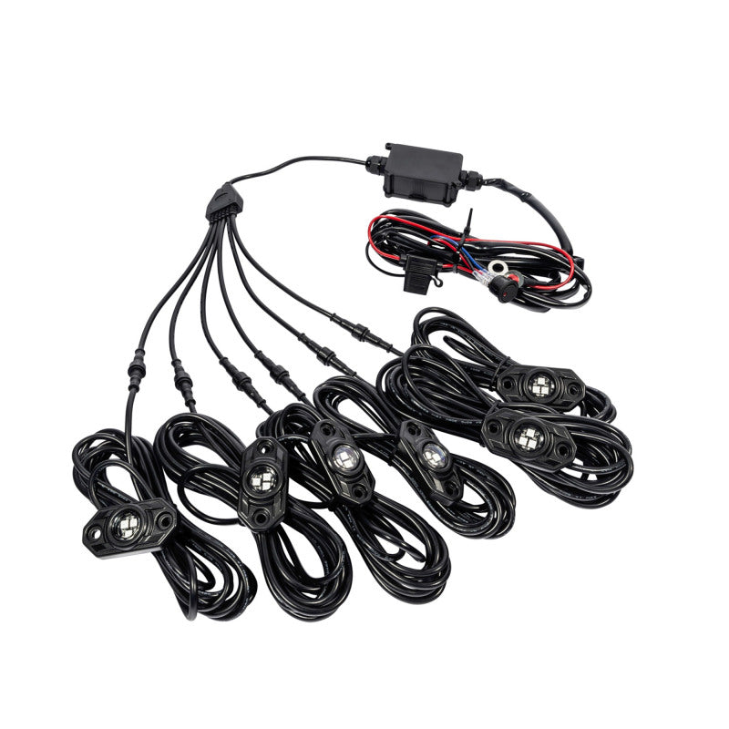 KC HiLiTES C-Series RGB LED Rock Light Kit (Incl. Wiring) - Set of 6-thumbmail-13