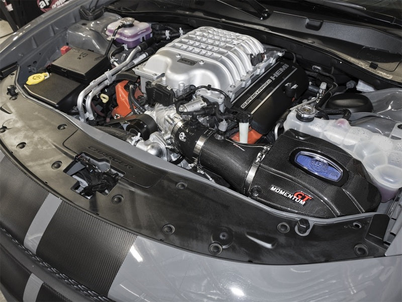 aFe Momentum GT Black Series Carbon Fiber CAIS 2017 Dodge Challenger/Charger SRT Hellcat V8-6.2L(sc)-thumbmail-2