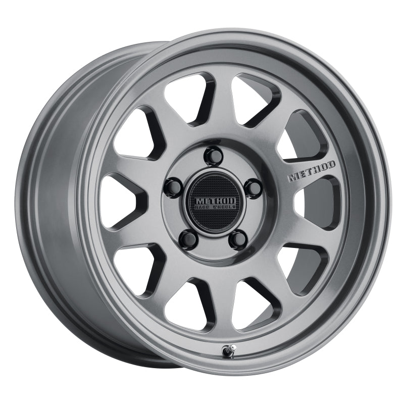 Method MR316 17x8.5 0mm Offset 5x5 71.5mm CB Gloss Titanium Wheel-thumbmail-2