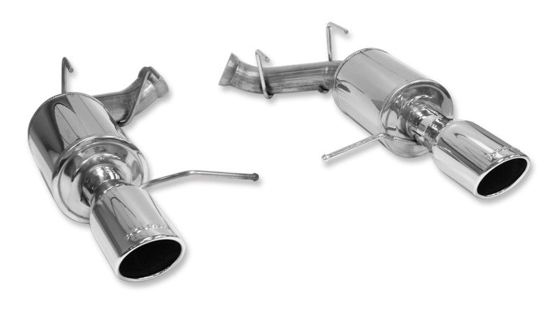 ROUSH 2011-2014 Ford Mustang V6 Enhanced Sound Dual Axle-Back w/ Round Tips-thumbmail-2