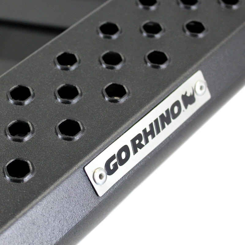 Go Rhino RC3 LR Bull Bar Light-Ready Skid Plate (Front Guard ONLY No Lights/Brackets) - Tex. Blk-thumbmail-3