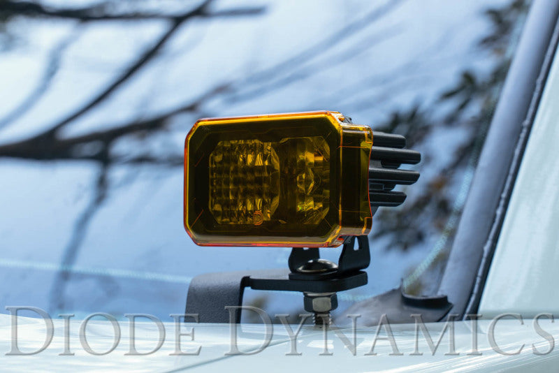 Diode Dynamics Stage Series 2 In LED Pod Cover - Yellow Each-thumbmail-3