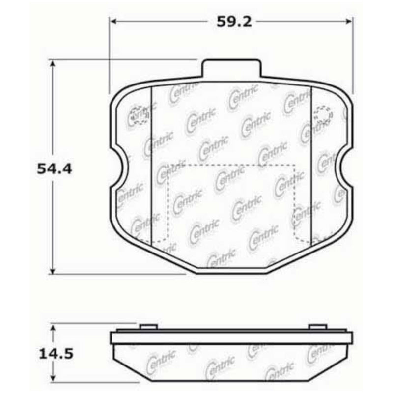StopTech Street Touring 06-09 Chevrolet Corvette Z06 Front Brake Pads-thumbmail-3