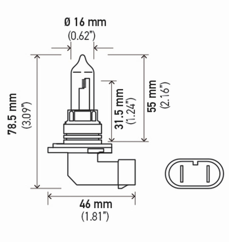 Hella Bulb 9005/Hb3 12V 65W P20D T4 Sb-thumbmail-4