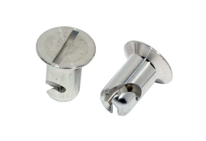 Moroso Quick Fastener - Flush Head - 7/16in x .450in - Aluminum - 10 Pack-thumbmail-1