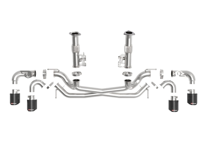 AFe MACH Force-Xp 304 Stainless Steel Cat-Back Exhaust Carbon 2020 Chevrolet Corvette C8-thumbmail-5