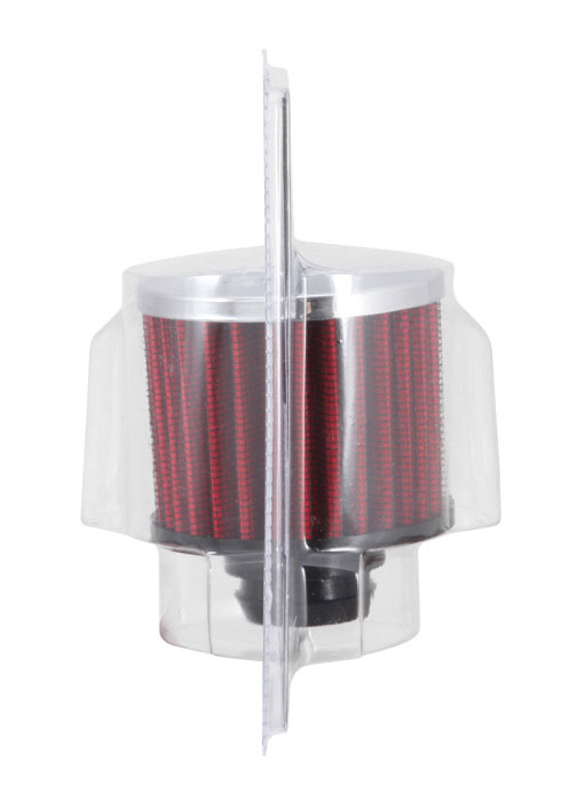 K&N Rubber Base Chrome Top Push-In Crankcase Vent Filter 3in OD x 2-1/2in H.-thumbmail-4