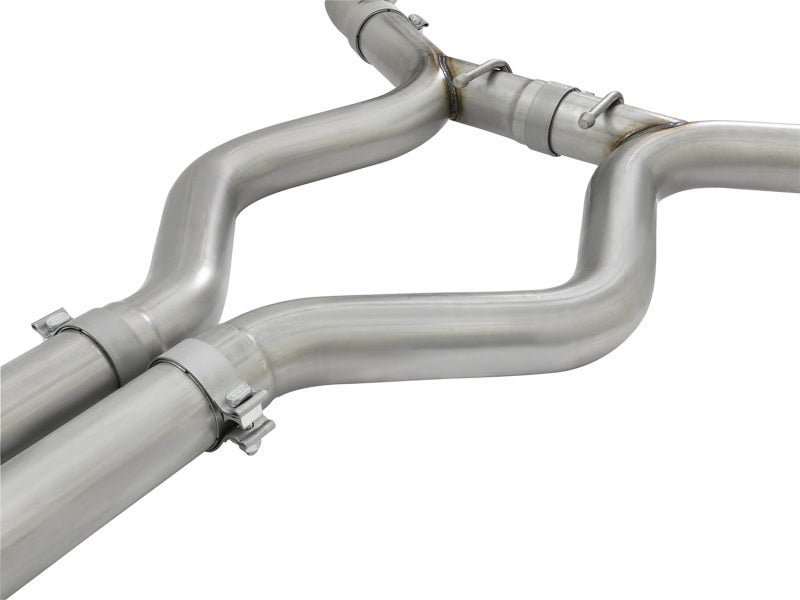aFe MACHForce XP 3in 304 SS Cat-Back Exhausts w/ Black Tips 15-17 Ford Mustang GT V8-5.0L/V6-3.7L-thumbmail-4