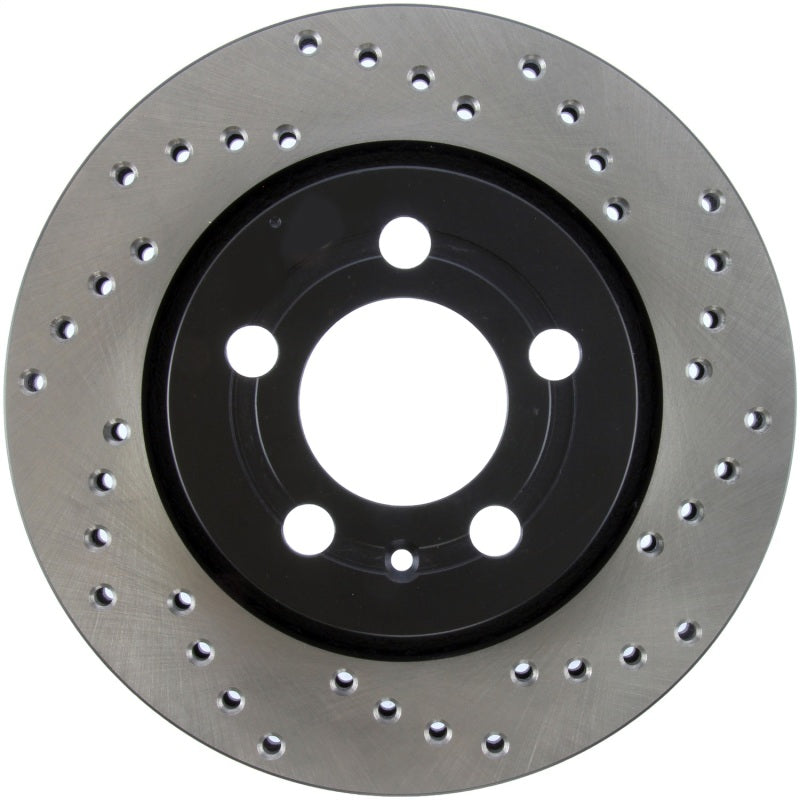 StopTech 03-05 VW Golf GTi (vented rear discs) Drilled Left Rear Rotor-thumbmail-4