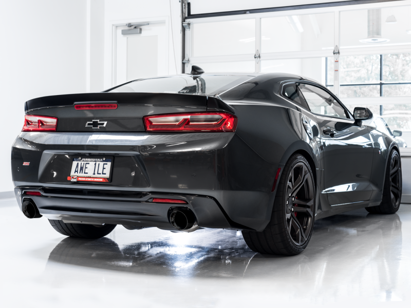 AWE Tuning 16-19 Chevrolet Camaro SS Axle-back Exhaust - Touring Edition (Diamond Black Tips)-thumbmail-4