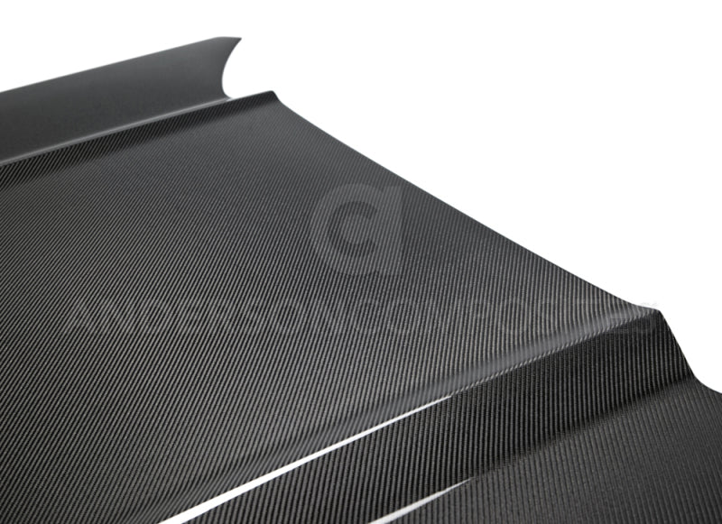 Anderson Composites 15-17 Ford Mustang Eco Boost Type-OE Double Sided Hood-thumbmail-2