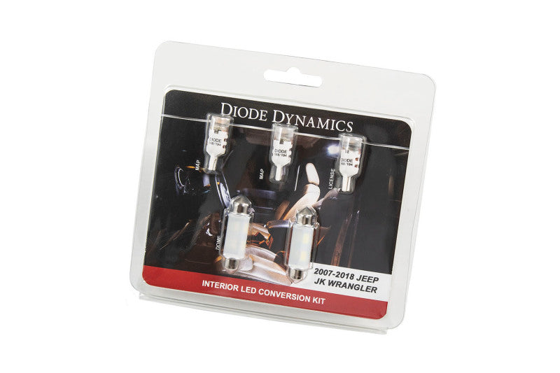 Diode Dynamics Wrangler JK 4dr Interior Kit Stage 2 - Cool - White-thumbmail-1