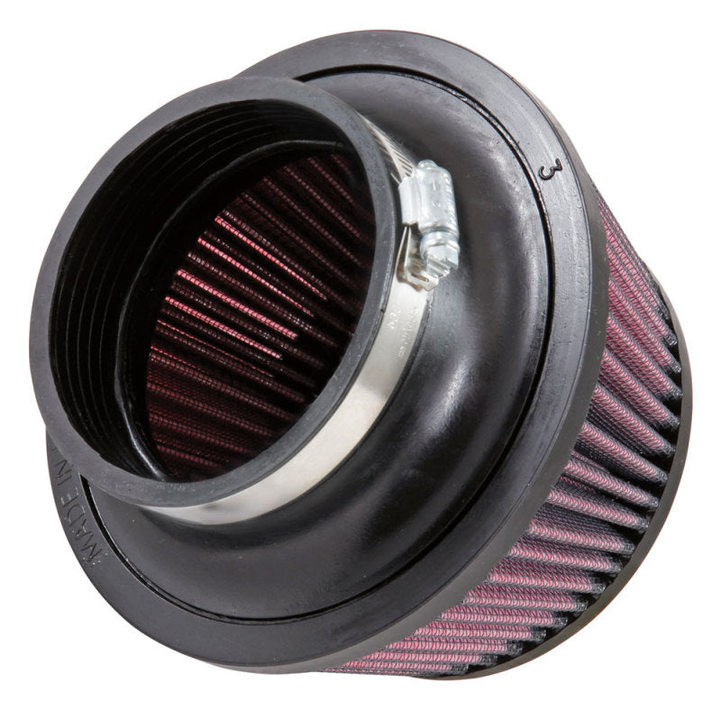 K&N Universal Round Clamp-On Air Filter 3in Flange ID x 6in Base OD x 4.625in Top OD x 3in Height-thumbmail-4