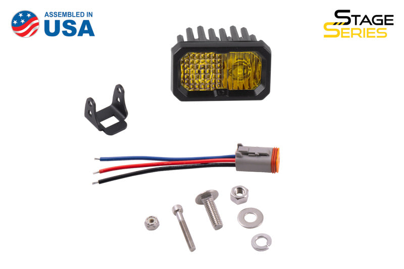 Diode Dynamics Stage Series 2 In LED Pod Sport - Yellow Spot Standard ABL Each-thumbmail-2