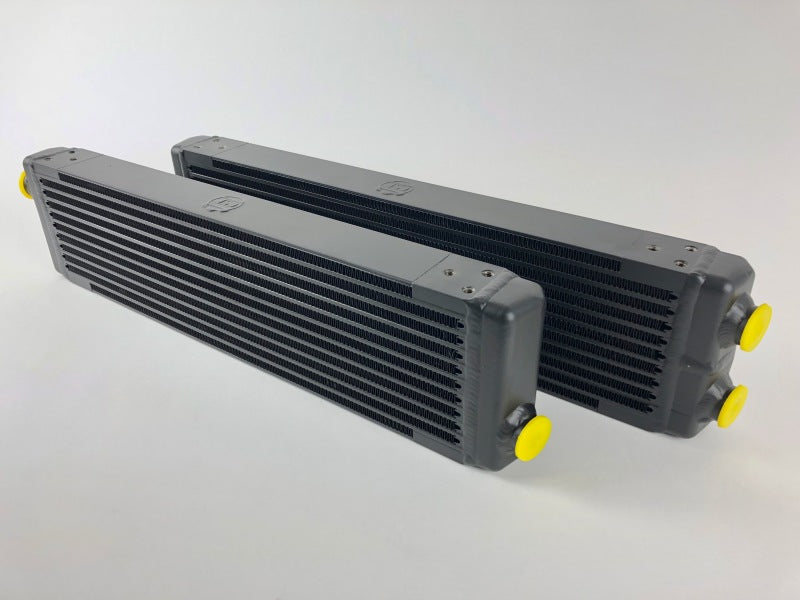 CSF Universal Dual-Pass Oil Cooler (RS Style) - M22 x 1.5 - 24in L x 5.75in H x 2.16in W-thumbmail-2