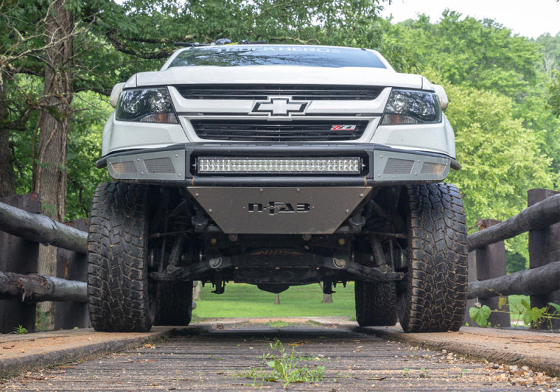 N-Fab M-RDS Front Bumper 15-17 Chevy Colorado - Tex. Black w/Silver Skid Plate-thumbmail-4