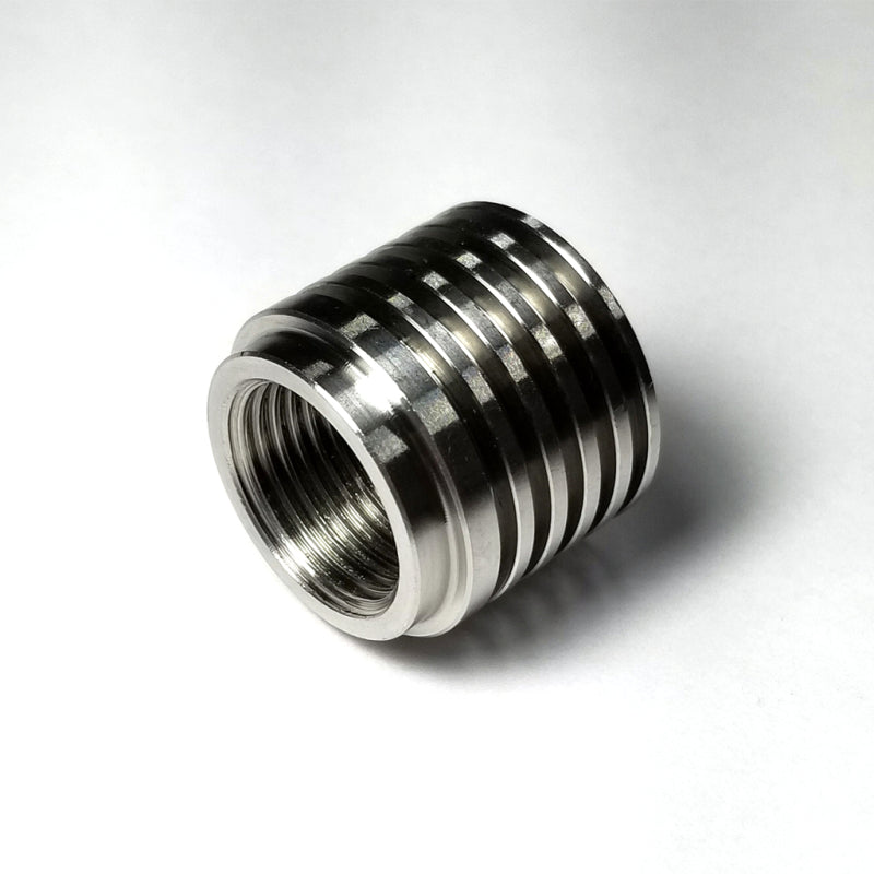 Stainless Bros M18x1.5 O2 Sensor Bung with Built in Heat Sink-thumbmail-1