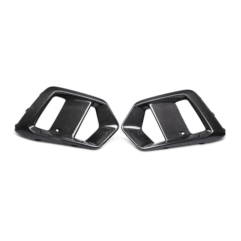 Seibon 16-18 Ford Focus RS Carbon Fiber Fog Light Surrounds-thumbmail-2