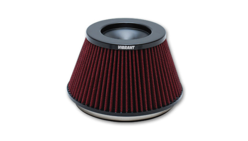 Vibrant The Classic Perf Air Filter 5in OD Conex3-5/8in Tallx6in ID Bellmouth VelocityStack10950-52-thumbmail-1