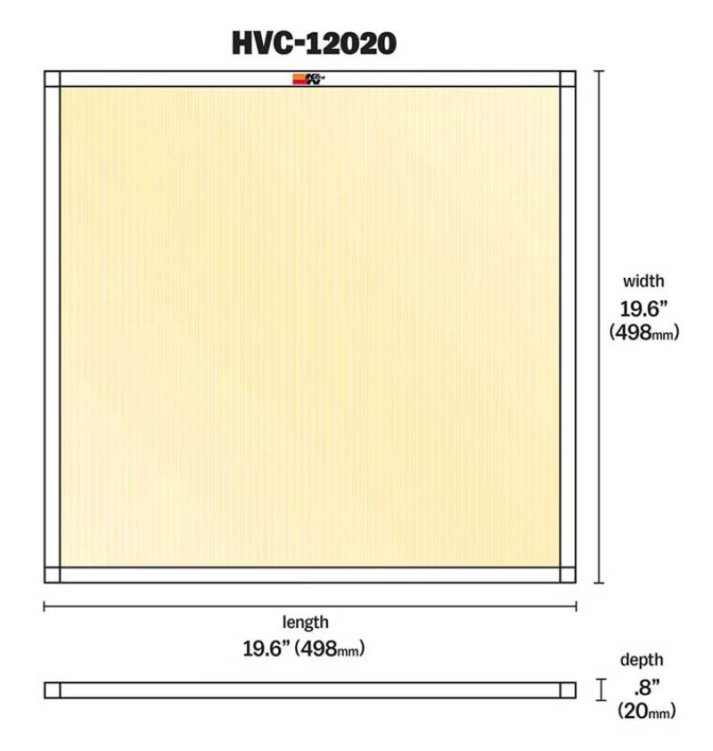 K&N HVAC Filter - 20 x 20 x 1-thumbmail-7
