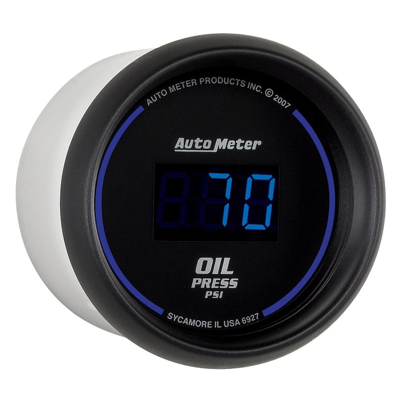 Autometer Cobalt Digital 52.4mm Black 0-100psi Oil Pressure Gauge-thumbmail-2