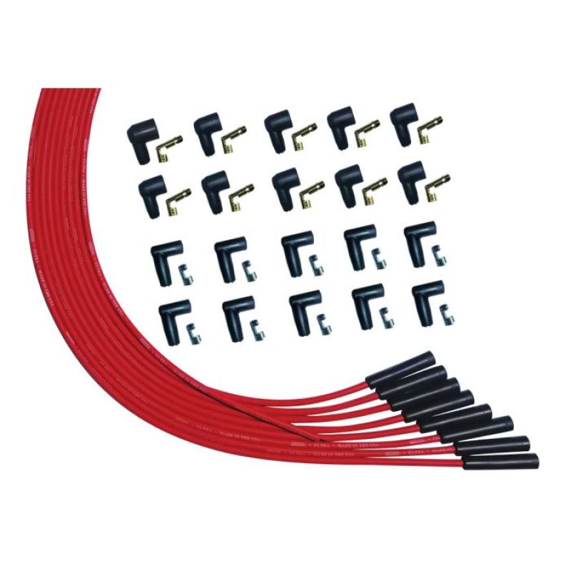 Moroso V8 Universalersal Str Plug HEI & Non-HEI Ultra Spark Plug Wire Set - Red-thumbmail-1