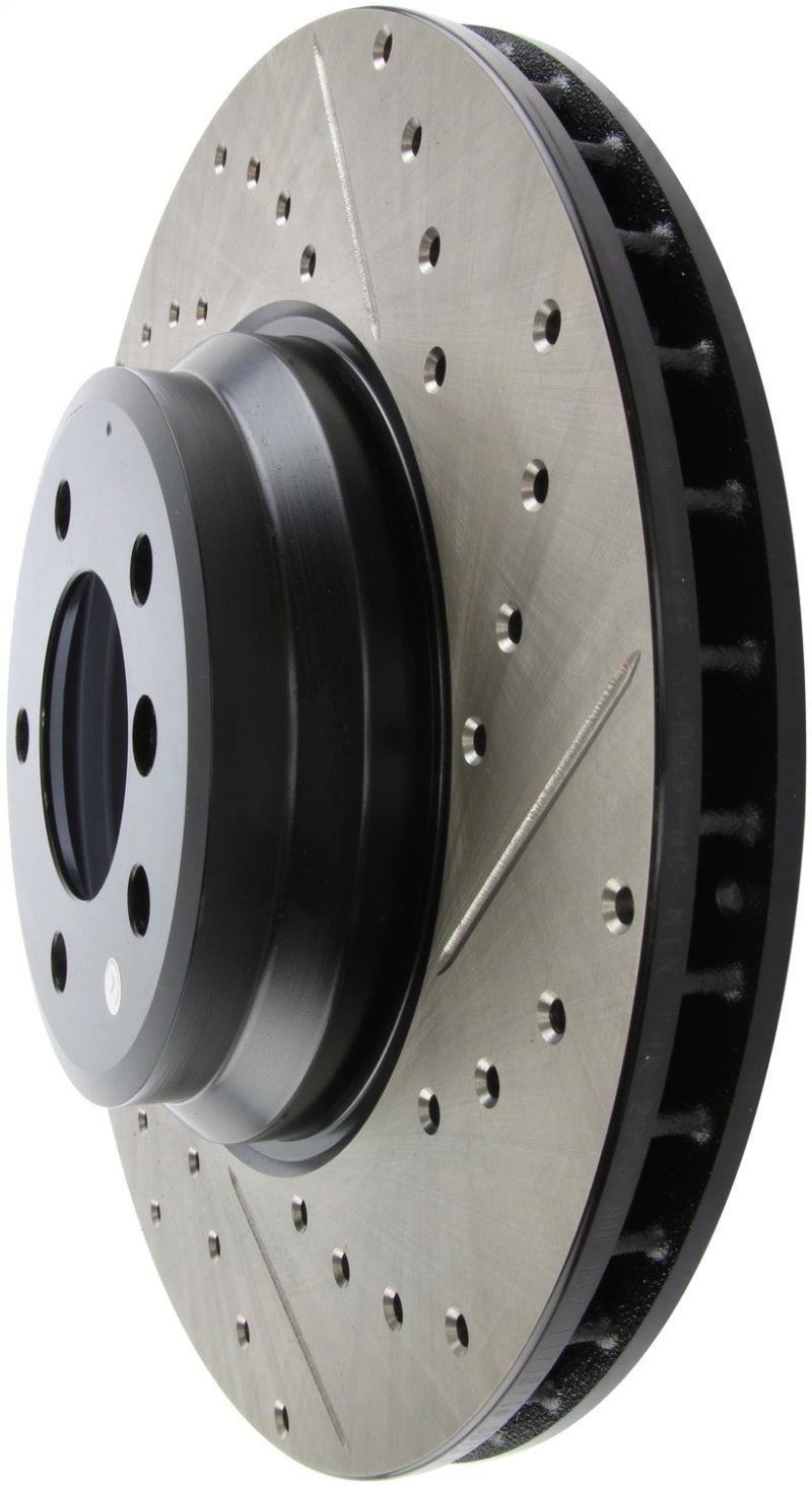 StopTech 07-09 BMW 335 (E90/E92/E93) Slotted & Drilled Left Front Rotor-thumbmail-4