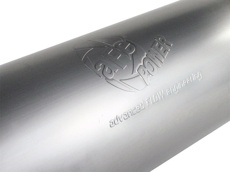 aFe MACHForce XP Exhausts Mufflers SS-409 EXH Muffler 4 ID In/Out 8 Dia-thumbmail-2