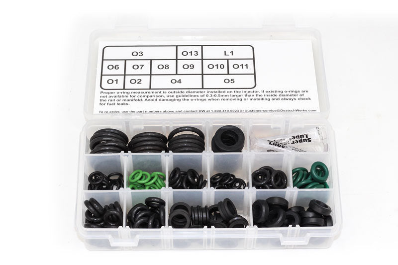 Deatschwerks Sport Compact / Euro Injector O-Ring Kit (230 Pieces)-thumbmail-3