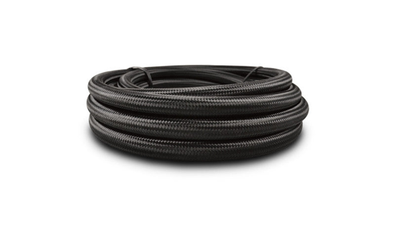 Vibrant Black Nylon Braided Flex Hose w/PTFE Liner AN -10 (150ft Roll)-thumbmail-2
