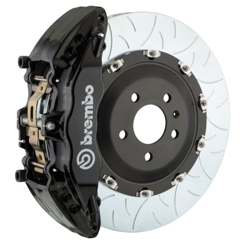 Brembo 08-17 A5/08-17 S5/09-16 A4/09-16 S4 Fr GT BBK 6Pist Cast 380x34 2pc Rotor Slot Type3-Black-thumbmail-1
