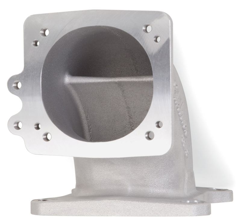 Edelbrock High Flow Intake Elbow 95mm Throttle Body to Square-Bore Flange As-Cast Finish-thumbmail-6