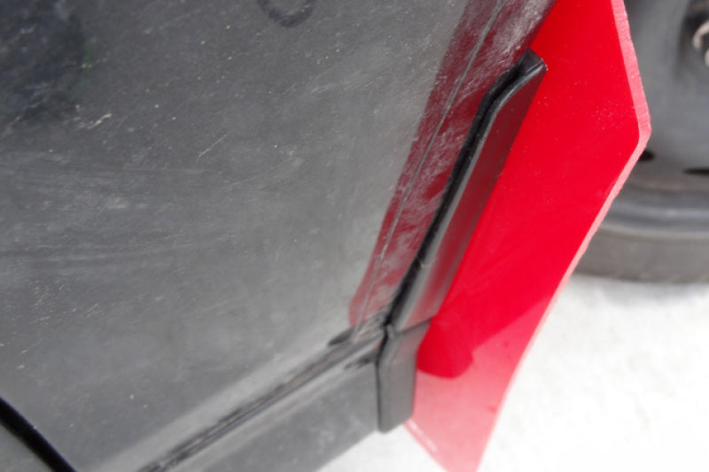 Rally Armor 13-19 USDM Ford Fiesta ST Black UR Mud Flap w/ Silver Logo-thumbmail-5