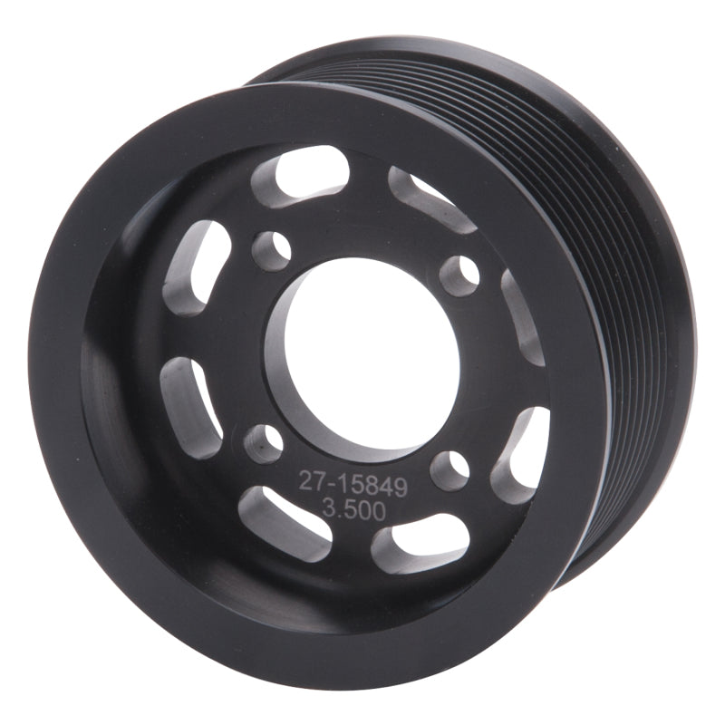 Edelbrock Pulley Supercharger Enforcer 10 Rib 3 5In Black-thumbmail-1